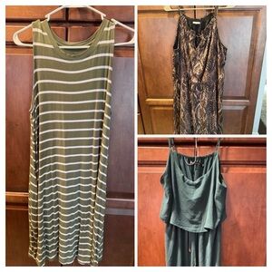 Set of 3 Women’s dresses Size L